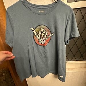 Hurley Blue Graphic T-Shirt